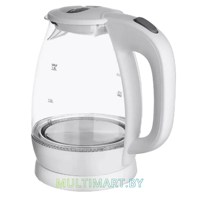 Электрочайник Brevio Glass Kettle BV8008 (белый)